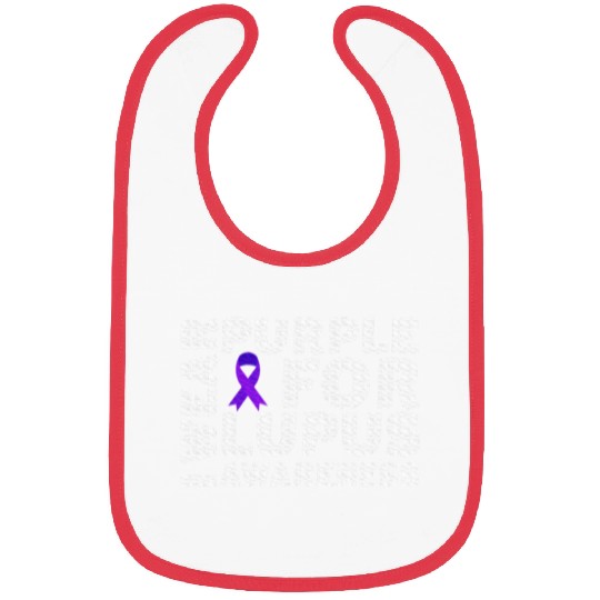 I Wear Purple For Lupus Awareness Month Lupus Bibs