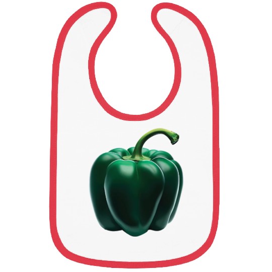 Green Bell Pepper Bibs