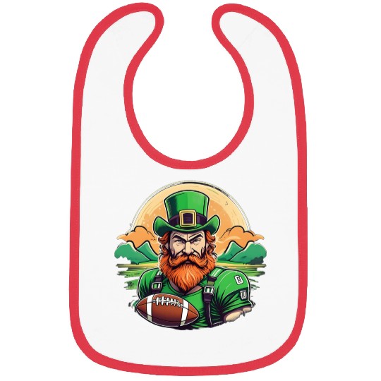 St. Patrick's Day Shamrock St Paddy's Day American Bibs
