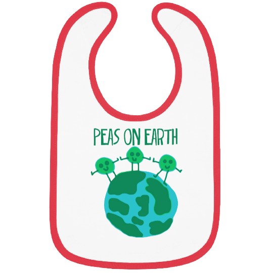 Peas on Earth Bibs