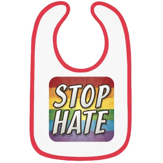 LGBTQ Stop Hate Bibs