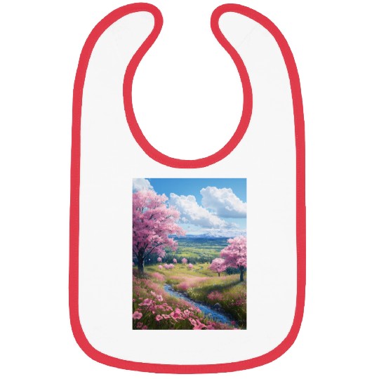 Cherry Blossom Bibs