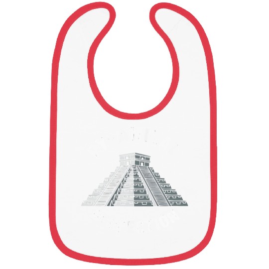Aztec Pyramid Mayan Indigenous Mexican Aztec Bibs