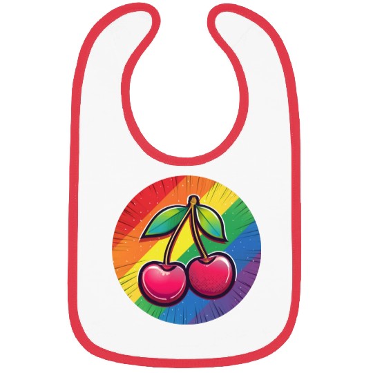 LGBTQ Cherry Bibs
