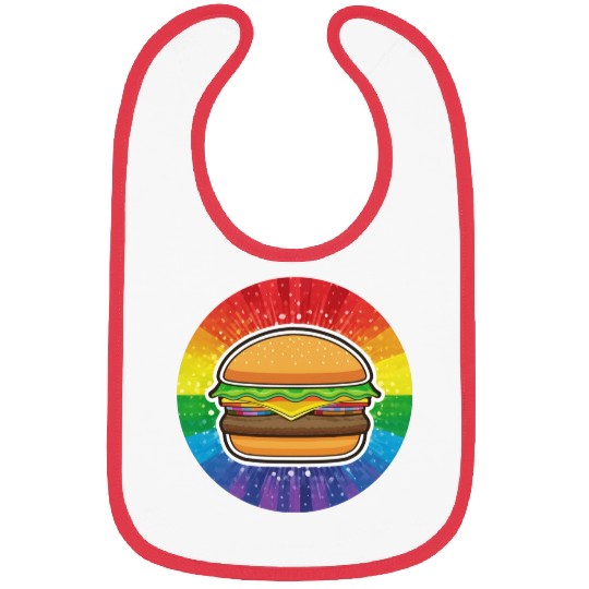 LGBTQ Hamburger Bibs