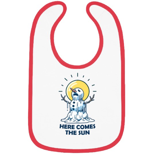 Here Comes The Sun Snowman Bibs
