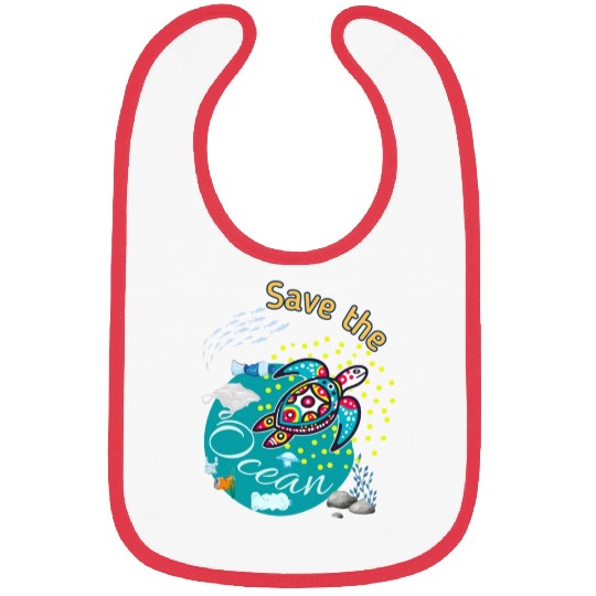 Save Ocean Turtle Bibs