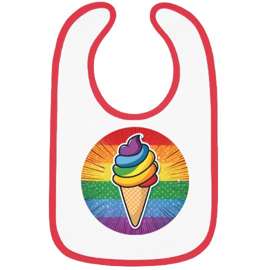 LGBTQ Ice Cream Bibs