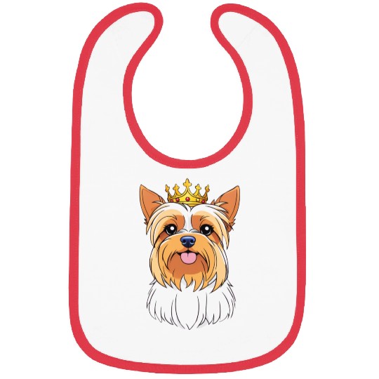 "The crowned ones" - Yorkshire Terrier Bibs