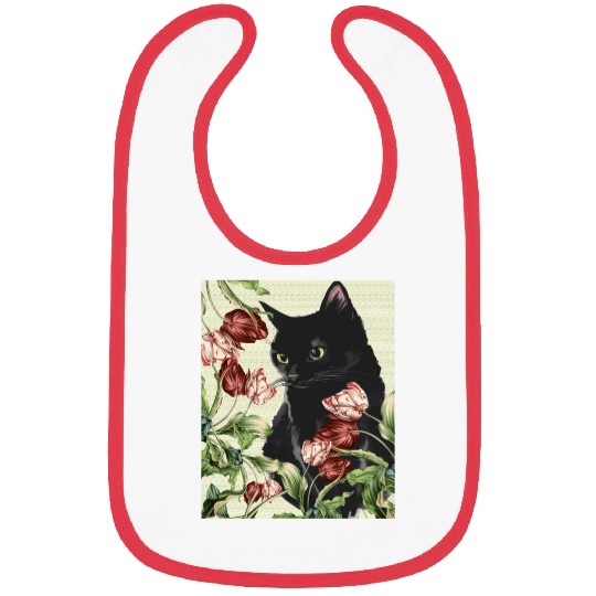 kitten's garden Bibs