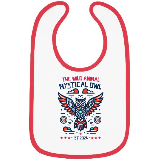 supernatural mystical owl Bibs
