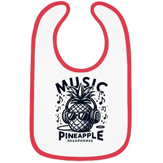 Pineapple Jam Session Grooves Bibs