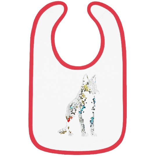 Wolf Animal Graphic Art Bibs