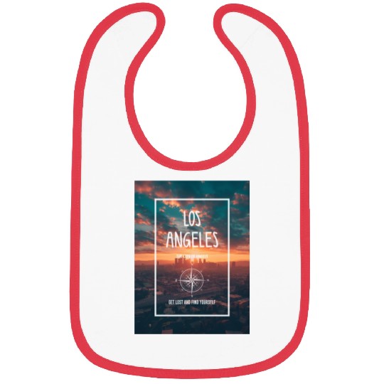 Los Angeles Get Lost and Find Yourself Bibs