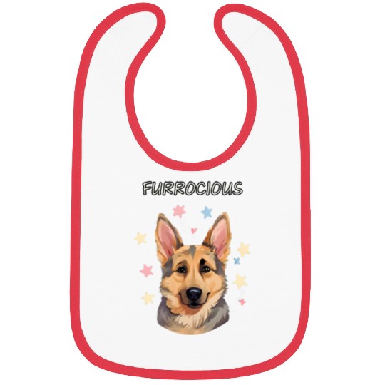 Furrocious German Shepherd Bibs