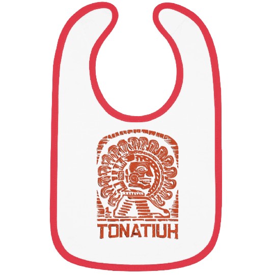 Aztec God Ancient Mythology Tonatiuh Sun and Bibs