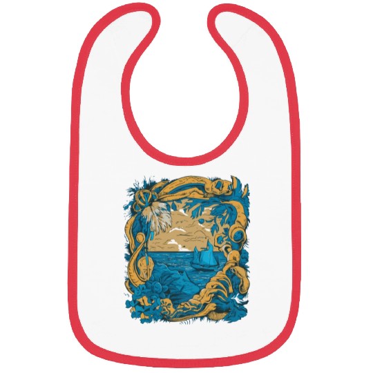 Sun Kissed Shores A Mediterranean Odyssey Bibs