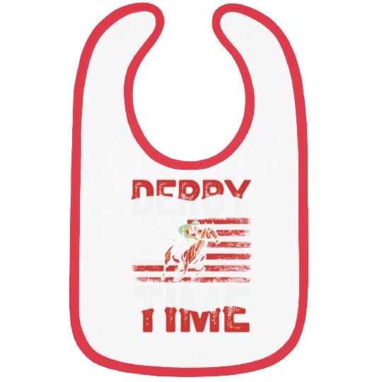 Derby Time Louisville Kentucky Horse Racing Bibs