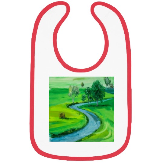 Serene River Path Bibs
