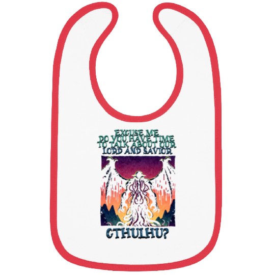 Lord & Savior Cthulhu Cult Lovecraft Necronomicon Bibs