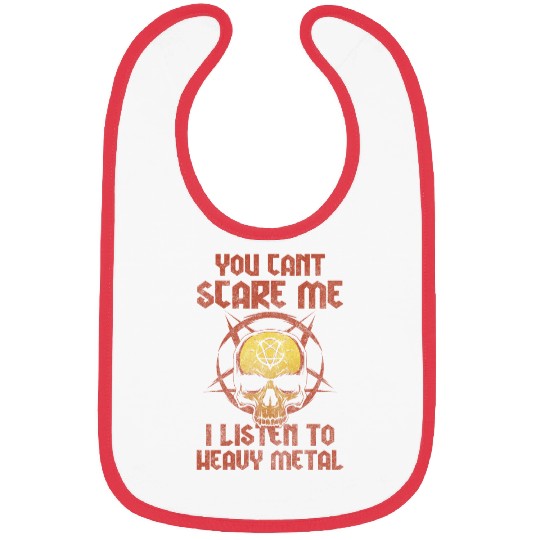 Rock and Roll Band Skull Heavy Bibs
