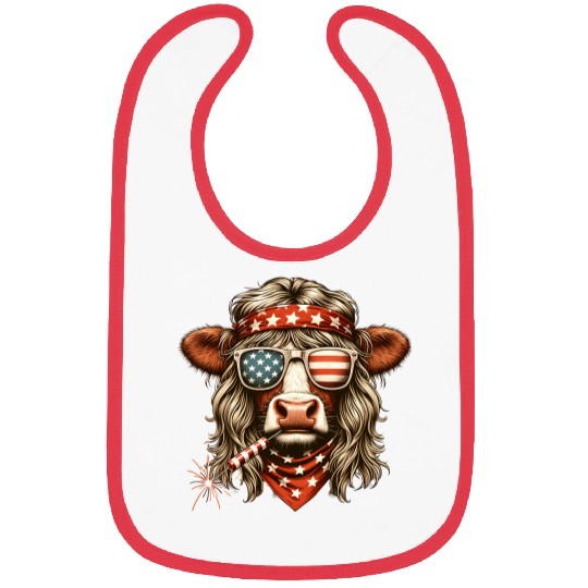 Rebel Bovine: Punk Cow Graphic Bibs