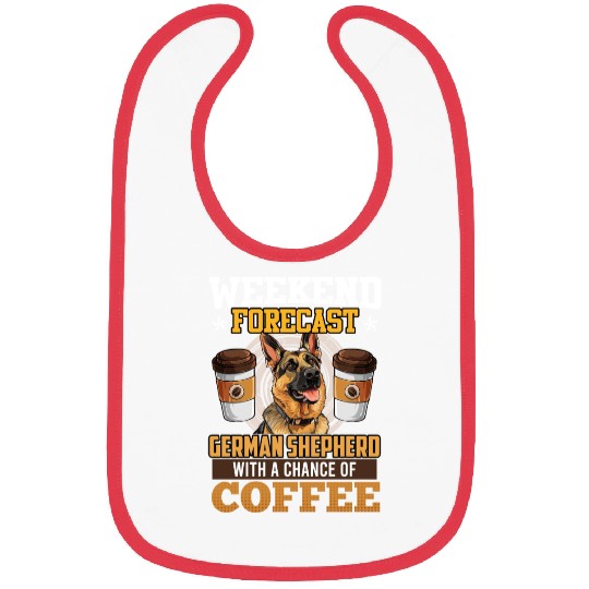 Shepherd WEEKEND FORECAST CHANCE OF COFFEE Bibs