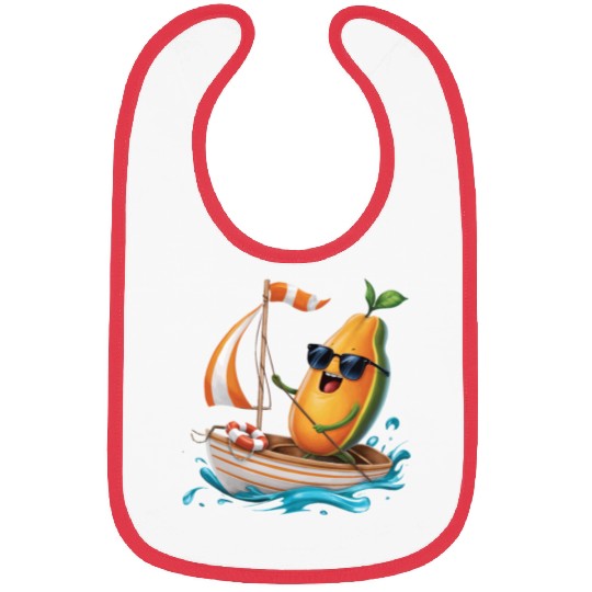 Fruit Boating Papaya Bibs