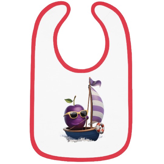 Fruit Boating Plum Bibs