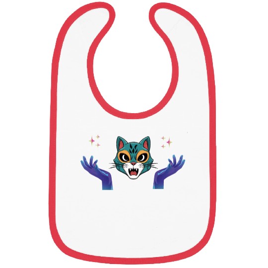 Witch cat Bibs