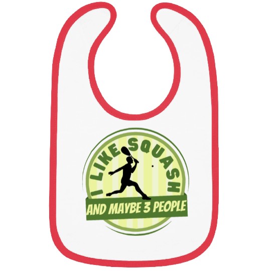 I Like Squash And Maybe 3 People Funny Squash Bibs