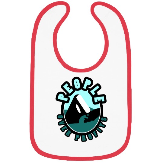Orca People Over Profits Bibs