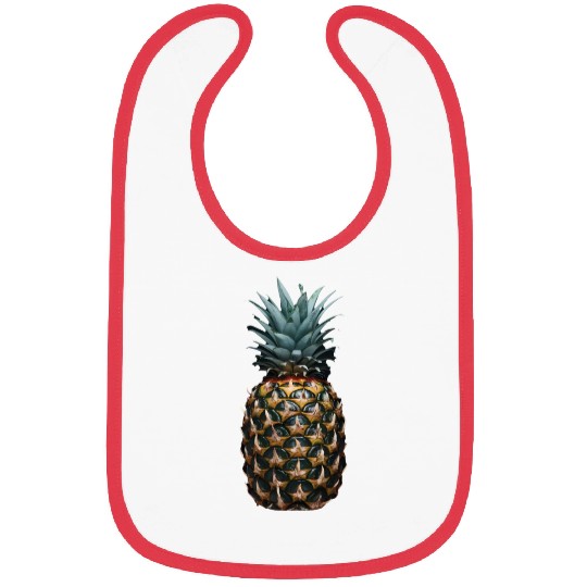 Pineapple Realistic Bibs