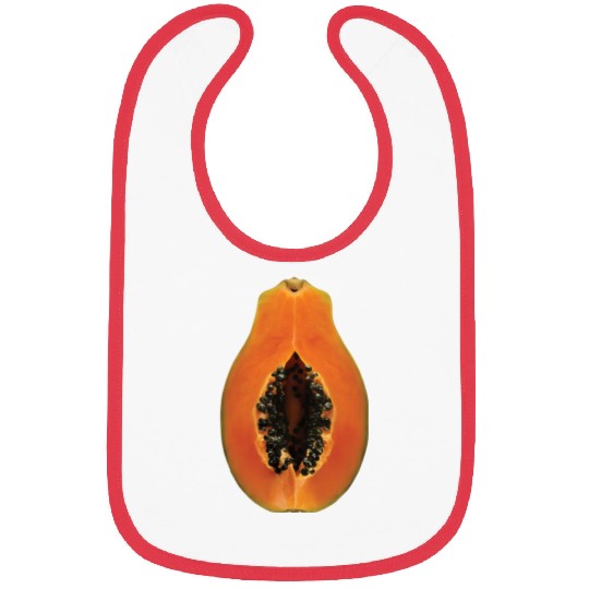 Papaya Realistic Bibs