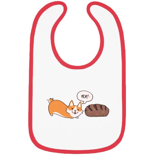 Cute loaf of bread Bibs