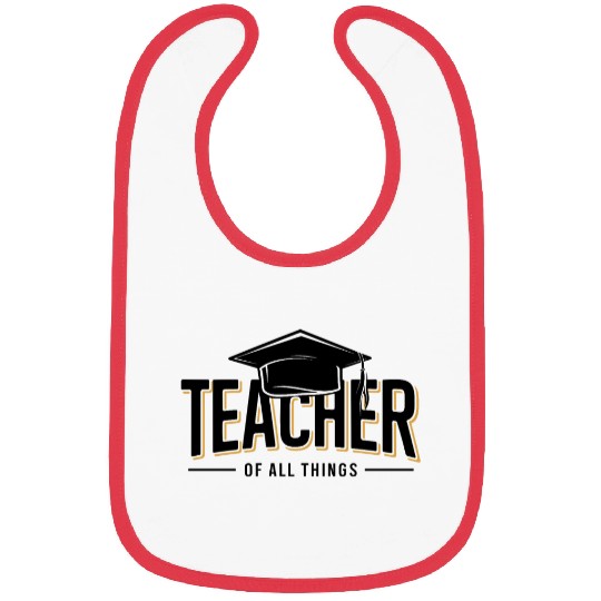 Teacher School Profession Schoolteacher Bibs
