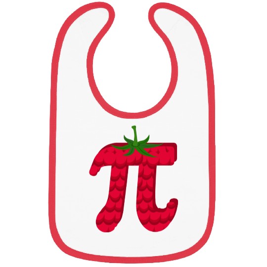 Raspberry Funny Pi Day Pie Math Lover Student Bibs