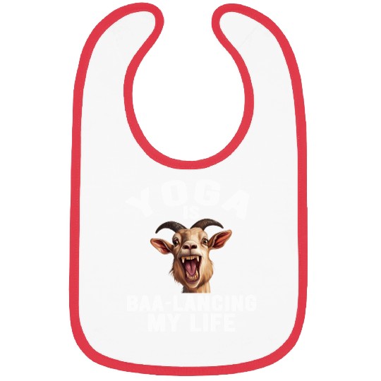 Goat Yoga Balancing My Life Bibs