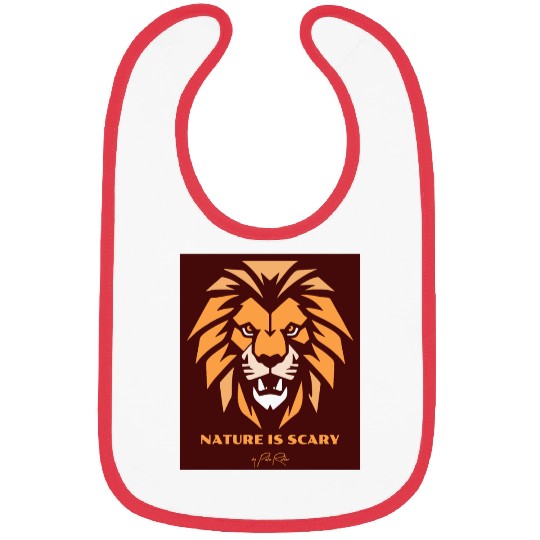 Nature is Scary - Lion Bibs