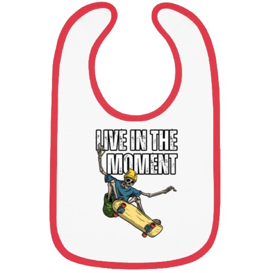 Skater's Live in the Moment Inspiration Bibs