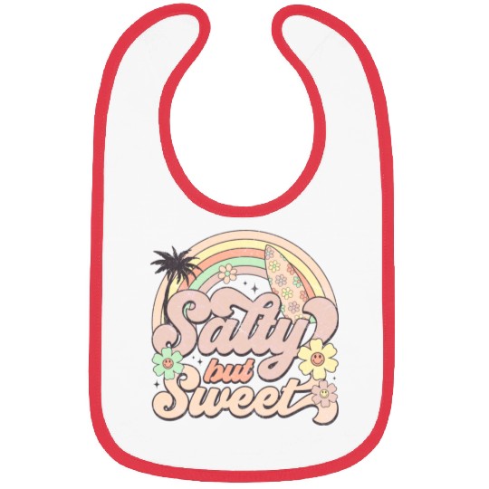 Salty but Sweet - Retro Summer Design Bibs