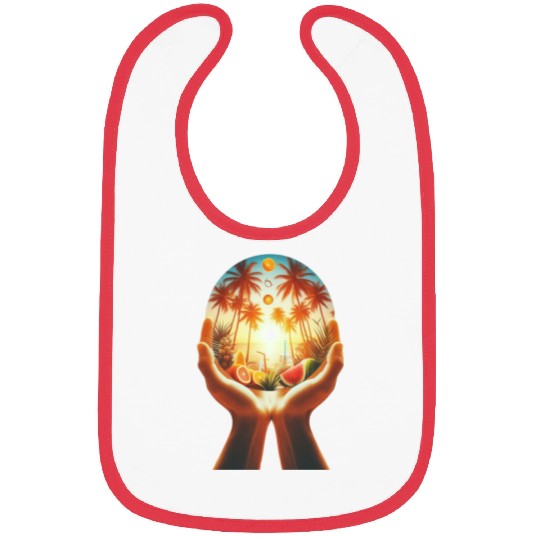 Sunset Paradise: Embrace the Season: Tropical Vibe Bibs