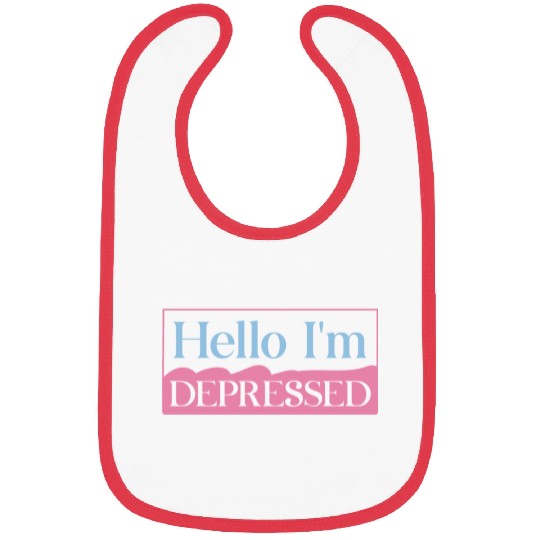 Hello I’m Depressed Bibs