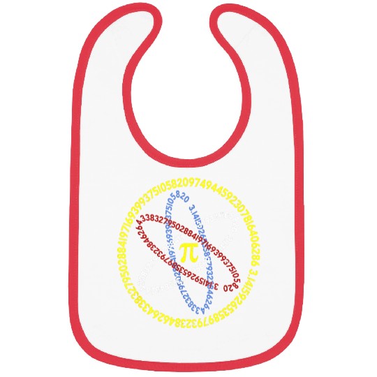 Math Lover Pi Day Atom Symbol Numbers 3.14 Bibs