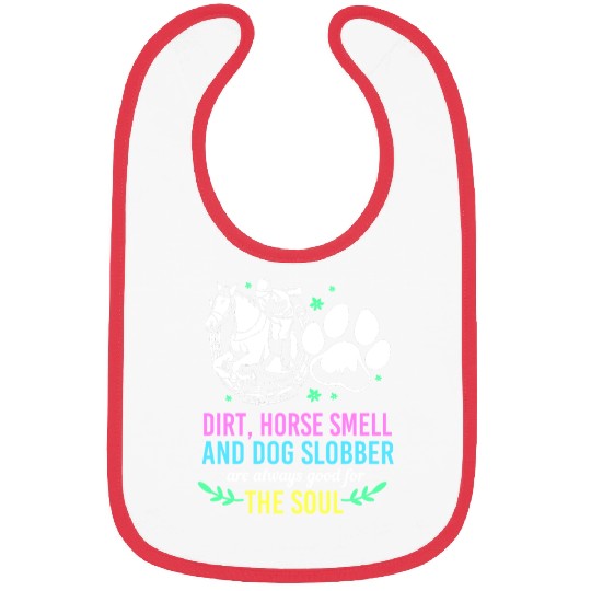 Horse Racing Dirt Horse Smell And Dog Slobber Bibs