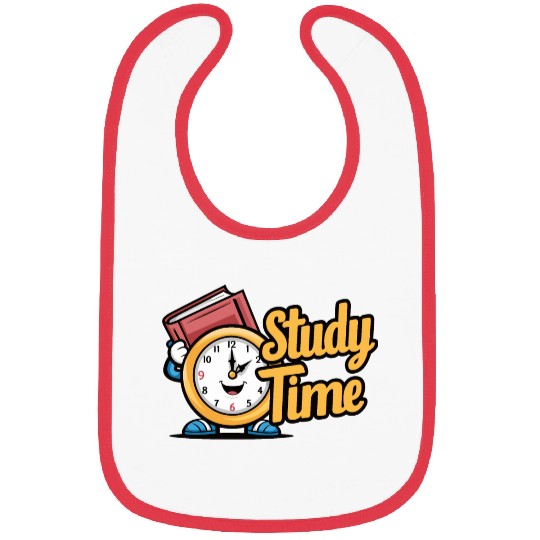 Study Time Clock Fun Desk Decor with Clock Bibs