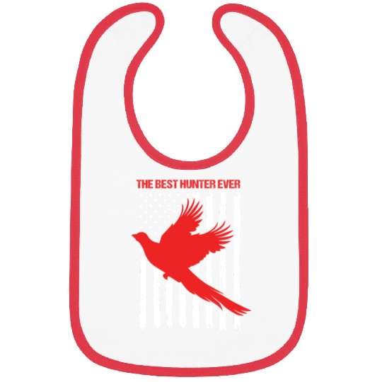 4th Of July US Flag Best Hunter Pheasant Hunting Bibs
