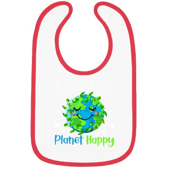 keep Our Planet Happy Bibs