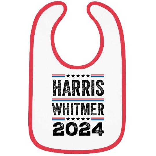 Kamala Harris Whitmer 2024 US Election Democrat Bibs