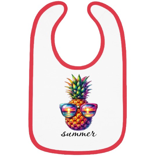 SUMMER PINEAPPLE SUNGLASSES Bibs